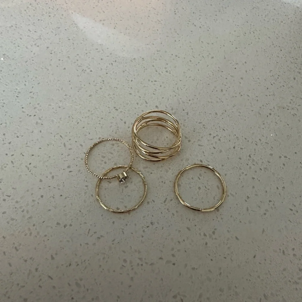 Gold Ring Stack! - Picture 2 of 2